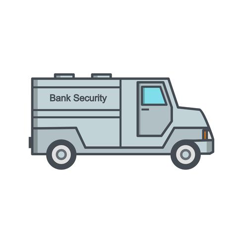 Security Van Vector Icon