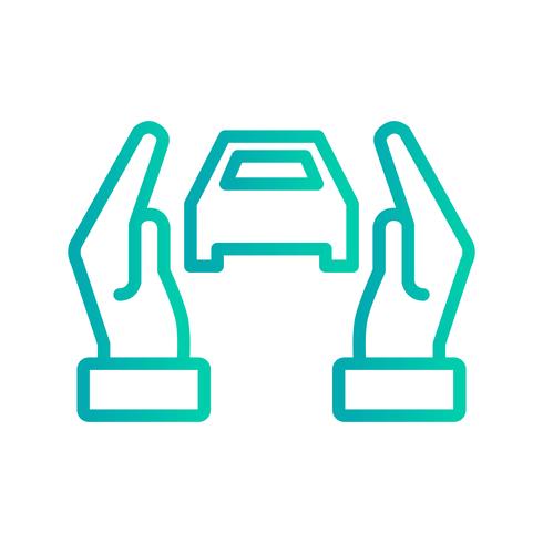 Car Insurance Vector Icon Sign Icon Vector Illustration For