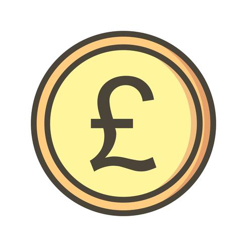 Pound Vector Icon