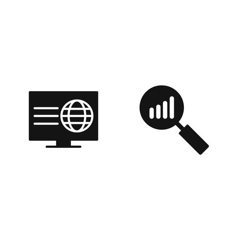 Set of Vector SEO Search Engine Optimization Icons