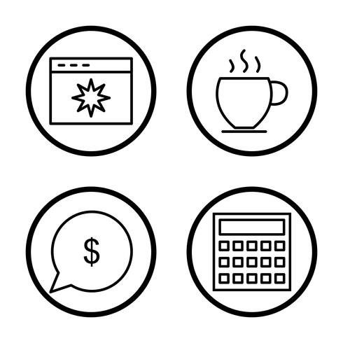 Set of Vector SEO Search Engine Optimization Icons