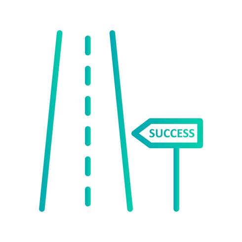 Road to success Vector Icon