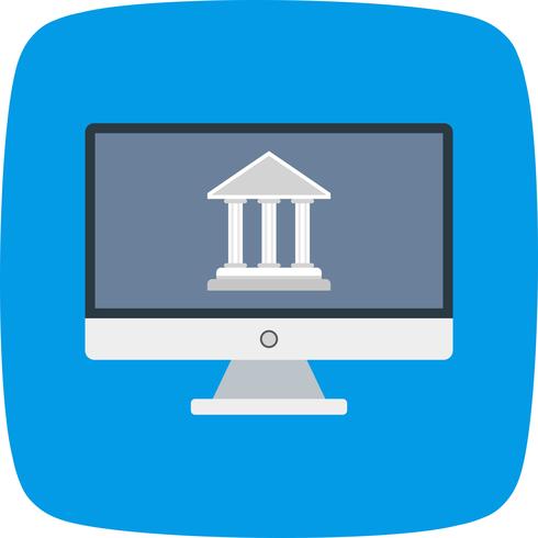 Internet Banking Vector Icon 