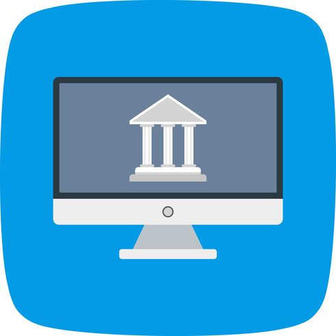 Internet Banking Vector Icon 