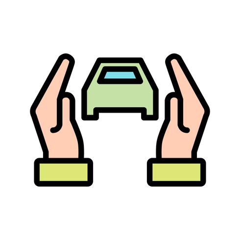 Car insurance Vector Icon