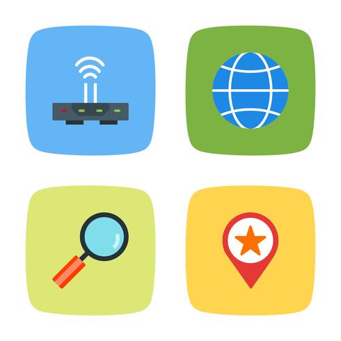 Set of Vector SEO Search Engine Optimization Icons