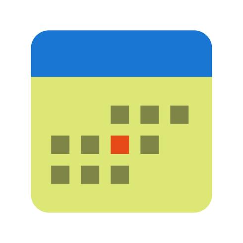 Icono de Vector de calendario de negocios