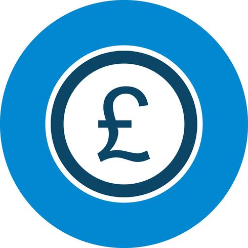 Pound Vector Icon