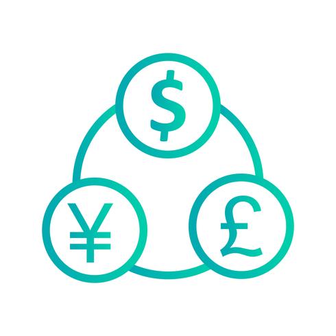 Money Flow Vector Icon