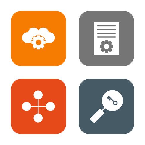 Set of Vector SEO Search Engine Optimization Icons