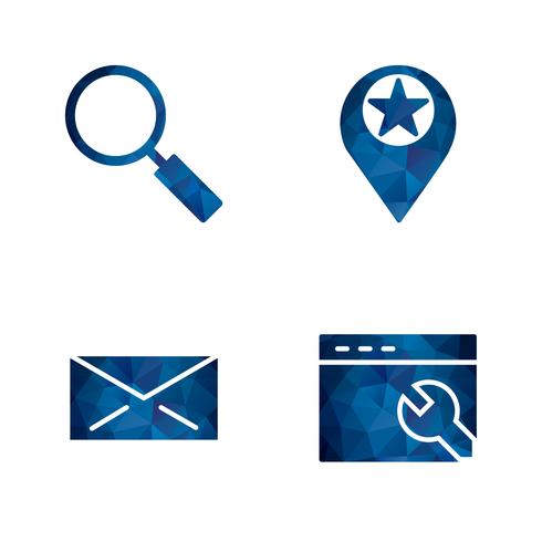 Set of Vector SEO Search Engine Optimization Icons