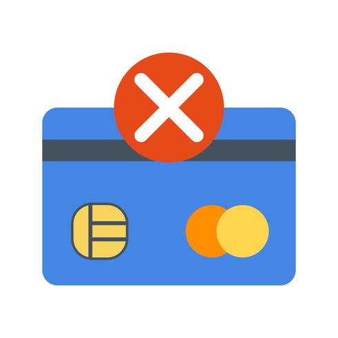 Payment Failure Vector Icon