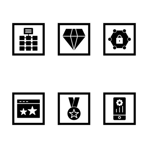 Set of Vector SEO Search Engine Optimization Icons