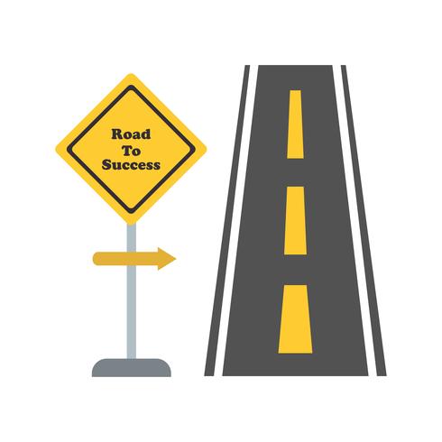 Road to success Vector Icon