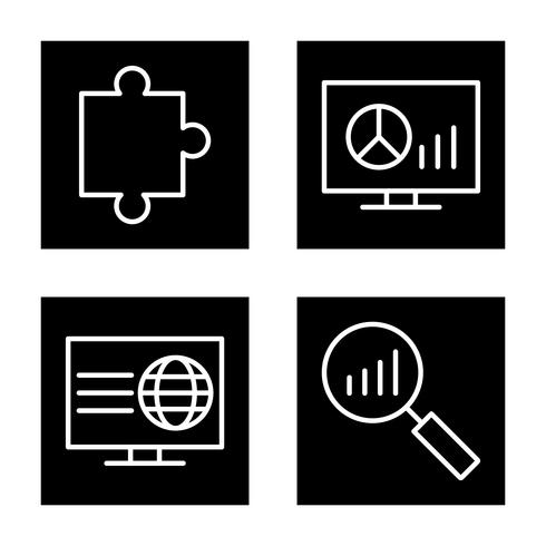 Set of Vector SEO Search Engine Optimization Icons