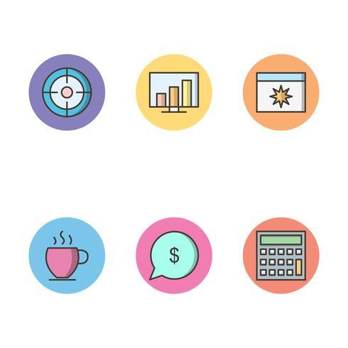 Set of Vector SEO Search Engine Optimization Icons