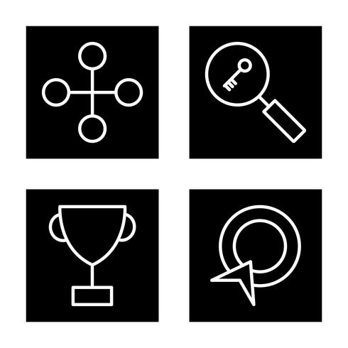 Set of Vector SEO Search Engine Optimization Icons