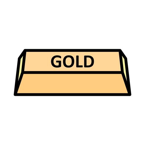 Icono de vector de oro