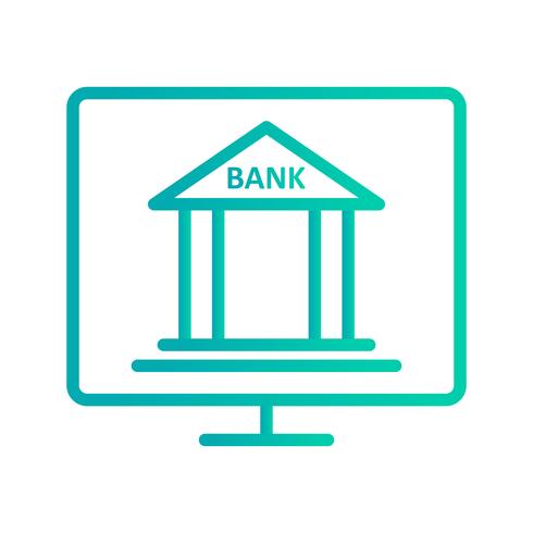 Internet Banking Vector Icon 