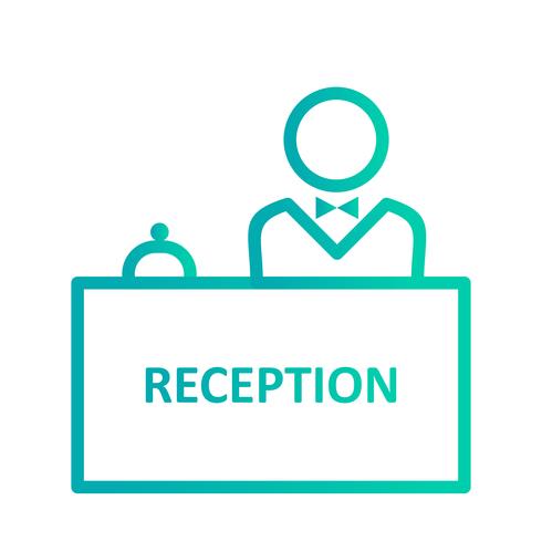 Reception Vector Icon