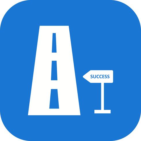 Road to success Vector Icon