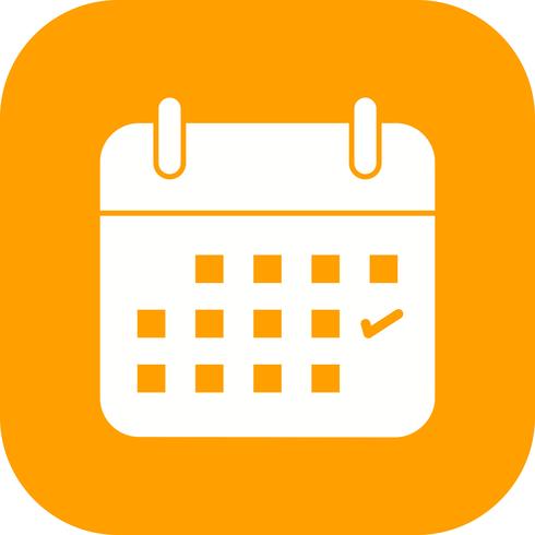 Icono de Vector de calendario de negocios