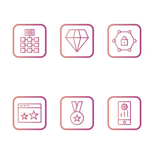 Set of Vector SEO Search Engine Optimization Icons