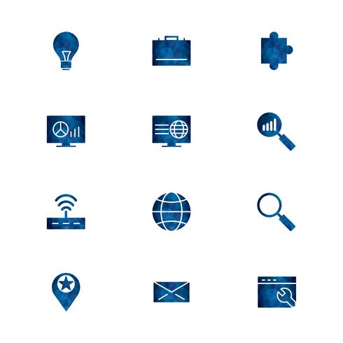 Set of Vector SEO Search Engine Optimization Icons