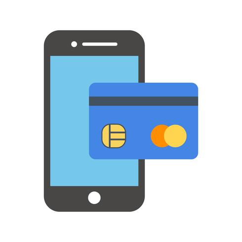 Mobile banking Vector Icon