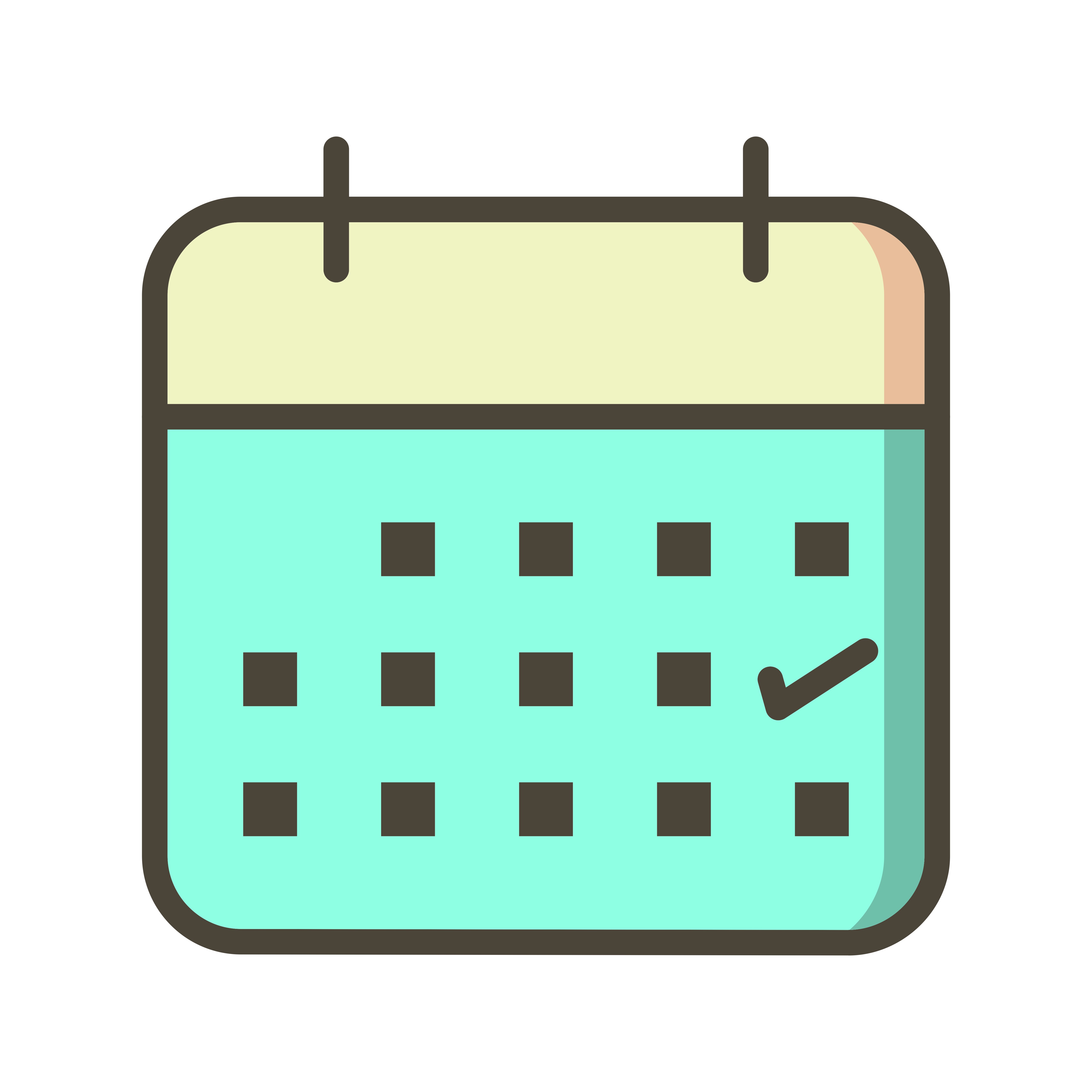 Business Calendar Vector Icon 291262 Vector Art At Vecteezy