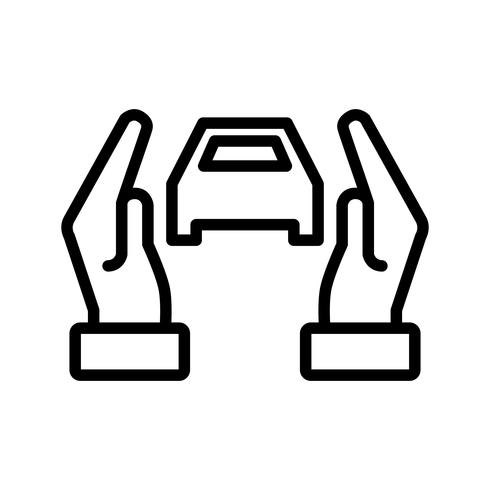 Car insurance Vector Icon