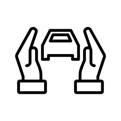 Car insurance Vector Icon