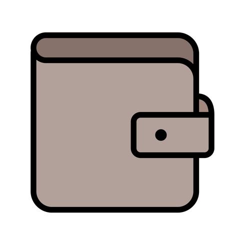 Icono de vector de cartera