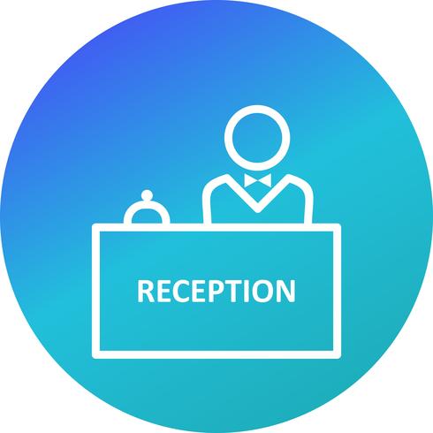 Reception Vector Icon