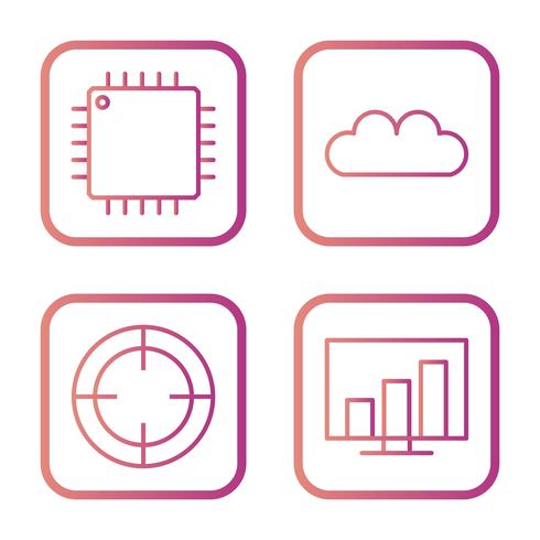 Set of Vector SEO Search Engine Optimization Icons