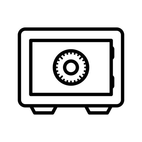 Safe Vector Icon 