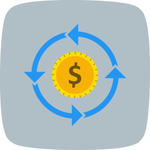 Money Flow Vector Icon