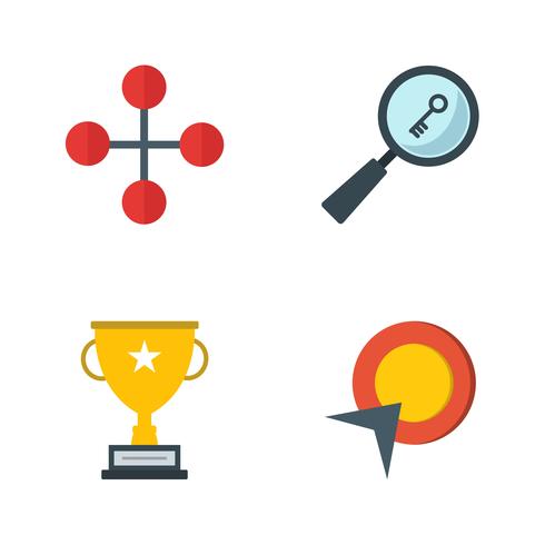 Set of Vector SEO Search Engine Optimization Icons