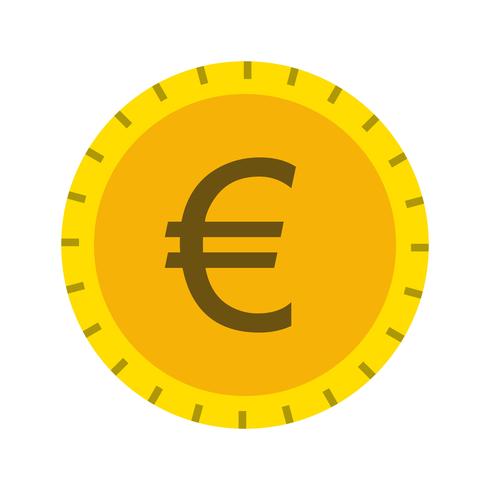 icono de vector euro