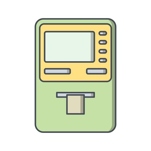 Cash withdrawal Vector Icon  