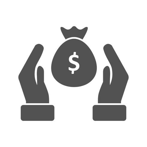 Icono de vector de ahorro