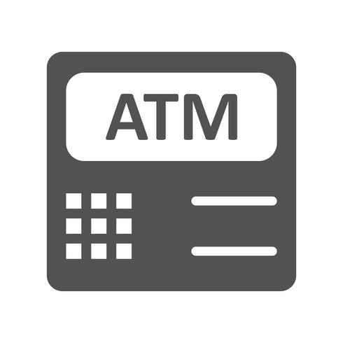 Atm Machine Vector Icon