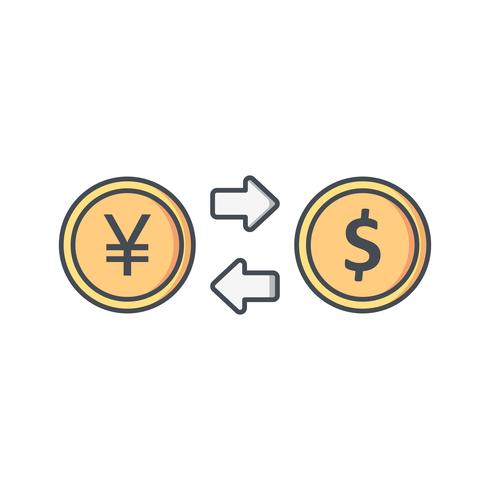 Exchange rate Vector Icon