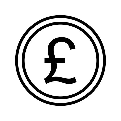 Pound Vector Icon