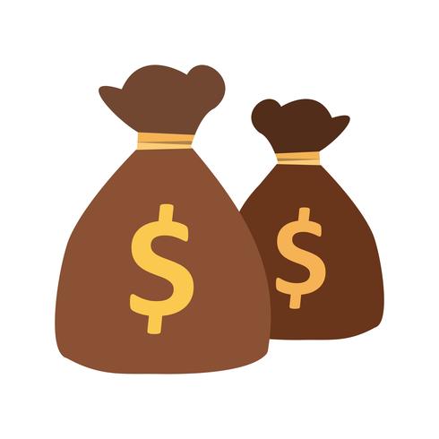 Money bags Vector Icon - Download Free Vector Art, Stock Graphics & Images