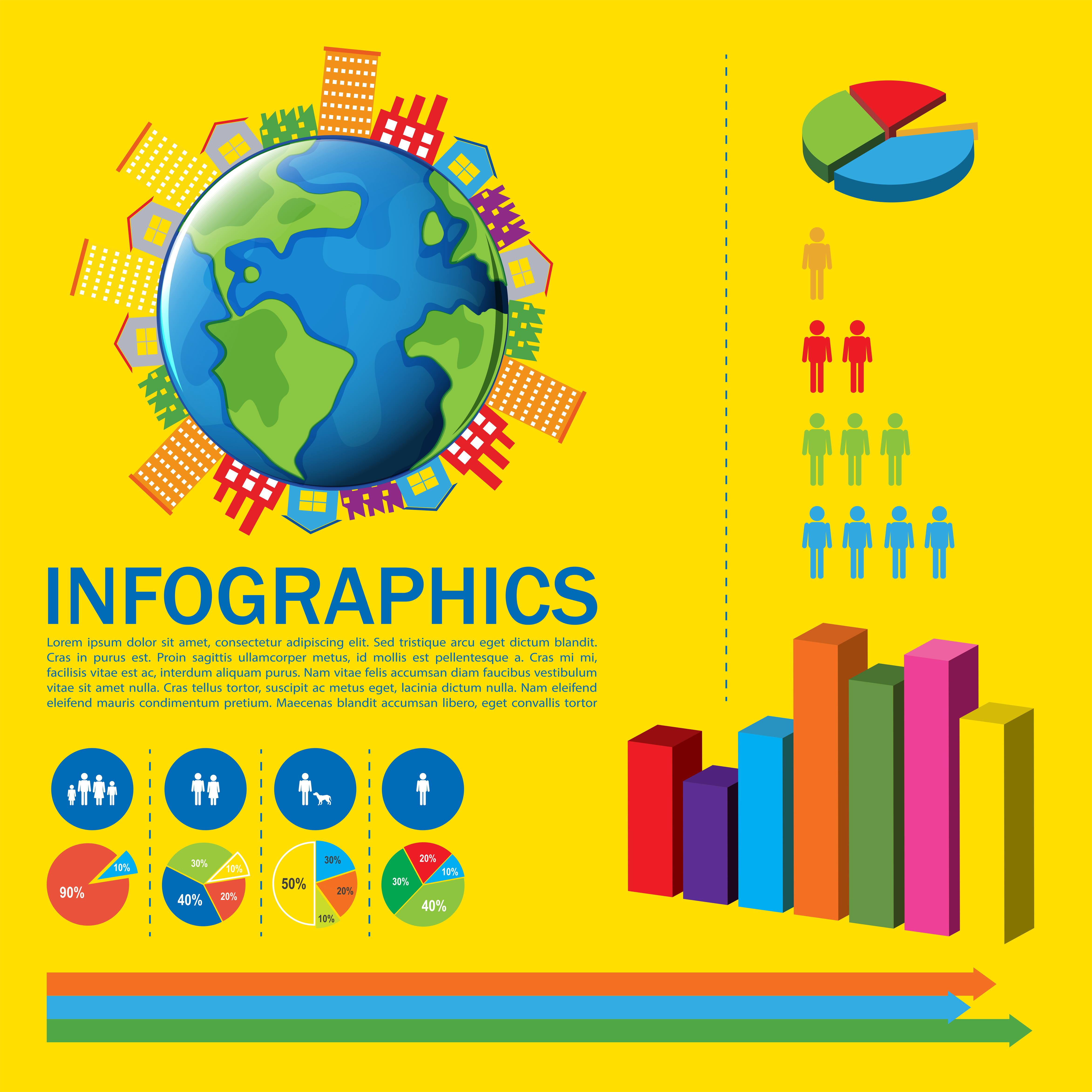 Graphical model of the Earth 292453 Vector Art at Vecteezy