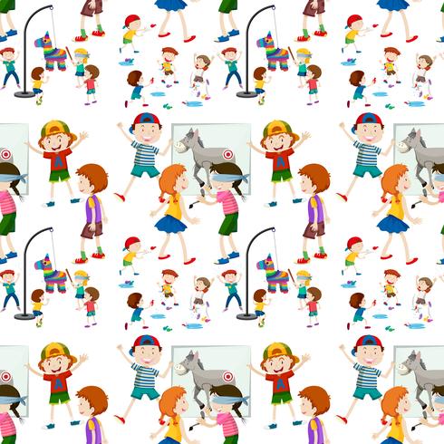 Children activity seamless pattern - Download Free Vector Art, Stock Graphics & Images