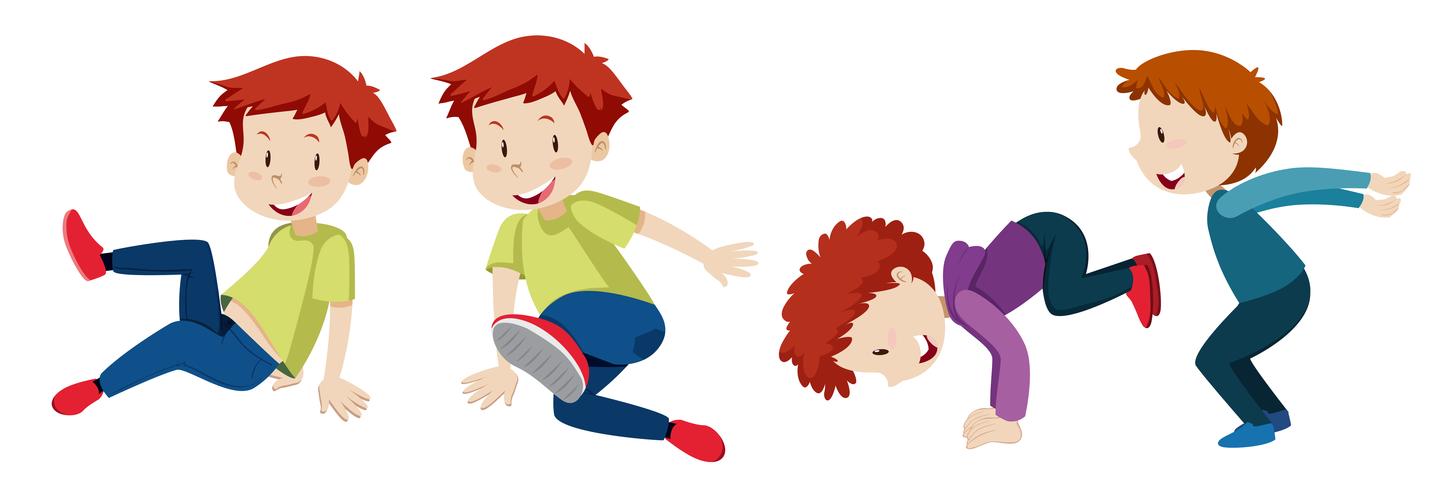 A free runner set team vector