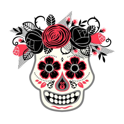 Dia de los muertos. Day of The Dead. Vector design element.