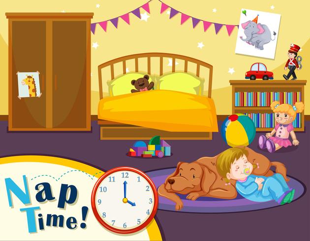 Young childs nap time - Download Free Vector Art, Stock Graphics & Images